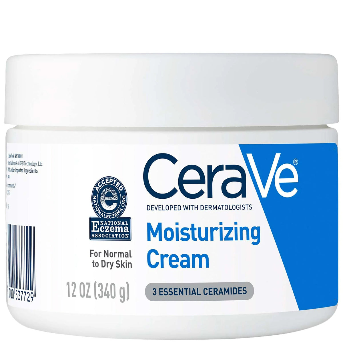 CeraVe Moisturizing Cream Body and Face Moisturizer for Dry Skin (12 fl. oz)