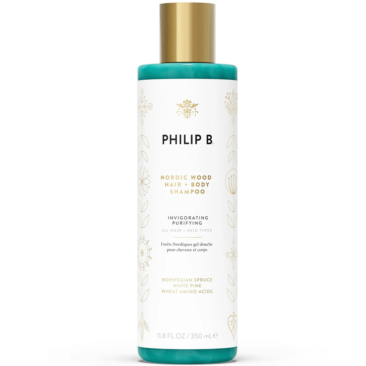 Philip B. Nordic Wood Hair and Body Shampoo 11.8oz