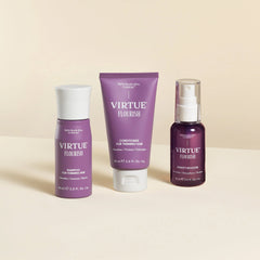 VIRTUE Flourish Nightly Intensive Hair Rejuvenation Treatment Kit - Trial Size 3 piece
