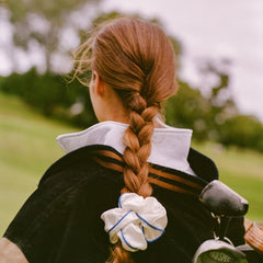Slip Pure Silk Jumbo Scrunchie - Courtside