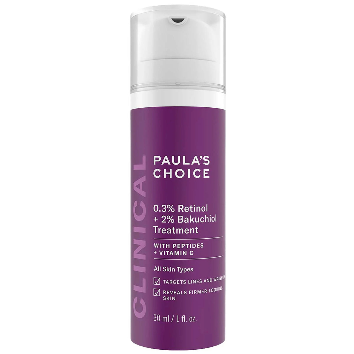 Paula's Choice CLINICAL 0.3% Retinol + 2% Bakuchiol Treatment (1 fl. oz.)