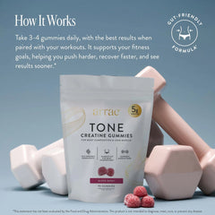 arrae Tone Creatine Body Composition Gummies - Mixed Berry