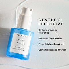 Herbivore Botanicals Blue Wave Clearing Serum 2% Salicylic Acid Acne Treatment 30ml