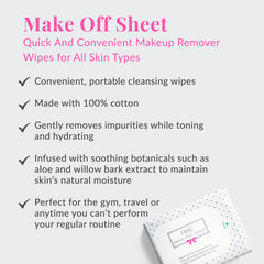 DHC Make Off Sheet, Make Up Remover Wipes - 50 sheets