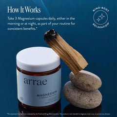 arrae Magnesium Bioavailable L-Threonate Triple Blend