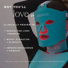 HigherDOSE Red Light Face Mask