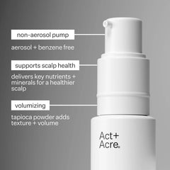Act+Acre Fulvic Acid Volumizing Dry Shampoo 0.60 fl oz