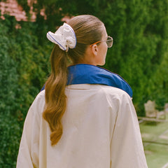 Slip Pure Silk Jumbo Scrunchie - Courtside