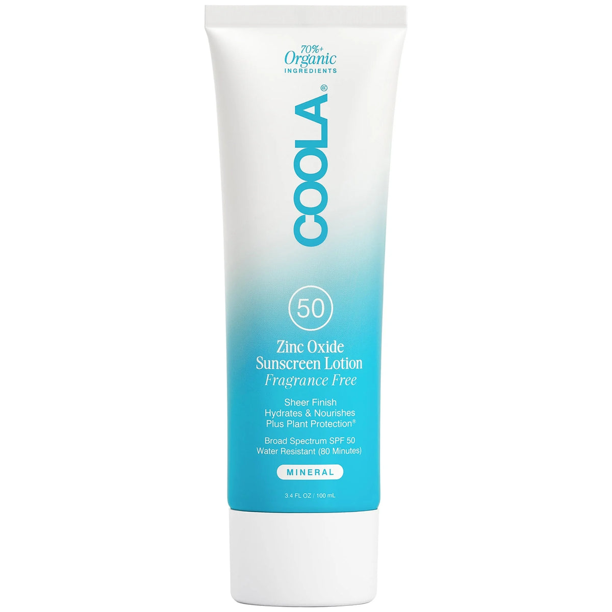 COOLA Mineral Body SPF50 Fragrance-Free 3.4oz