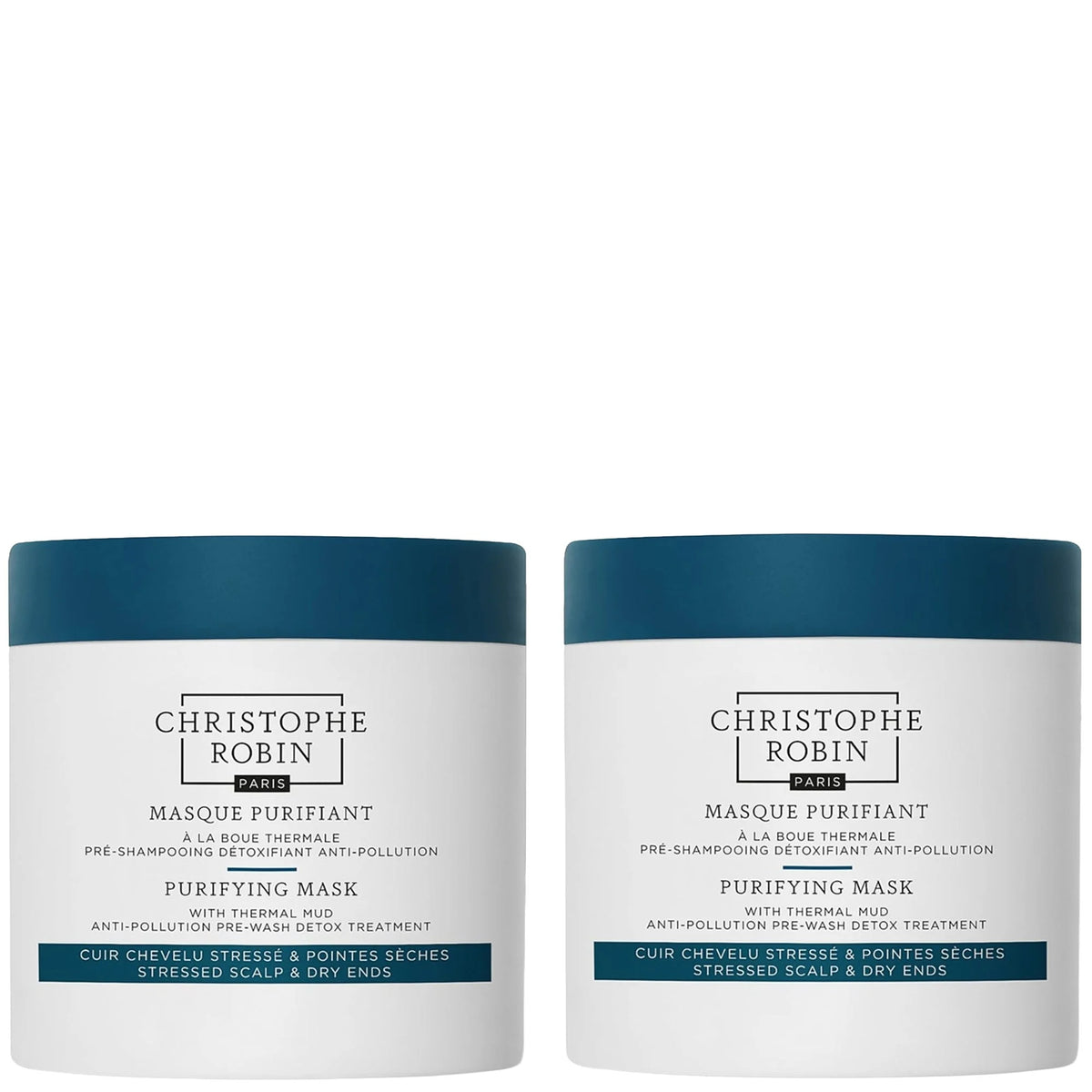 Christophe Robin Purifying Mask with Thermal Mud Bundle 250ml