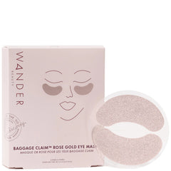  Wander Beauty Baggage Claim Eye Masks - Gold (6 pair)