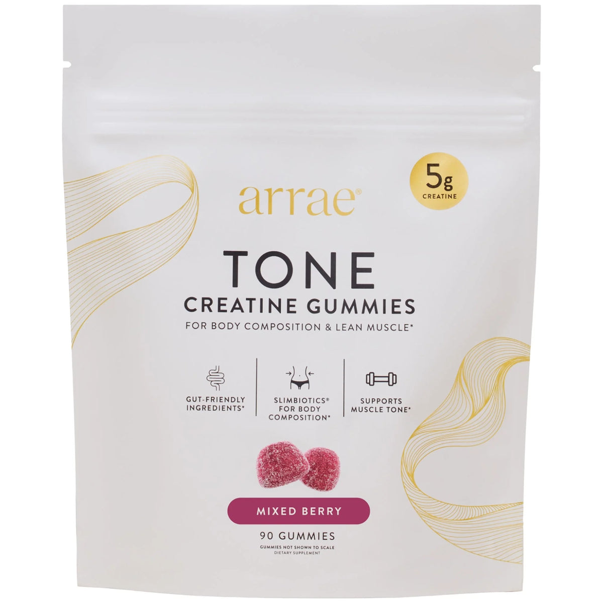 arrae Tone Creatine Body Composition Gummies - Mixed Berry