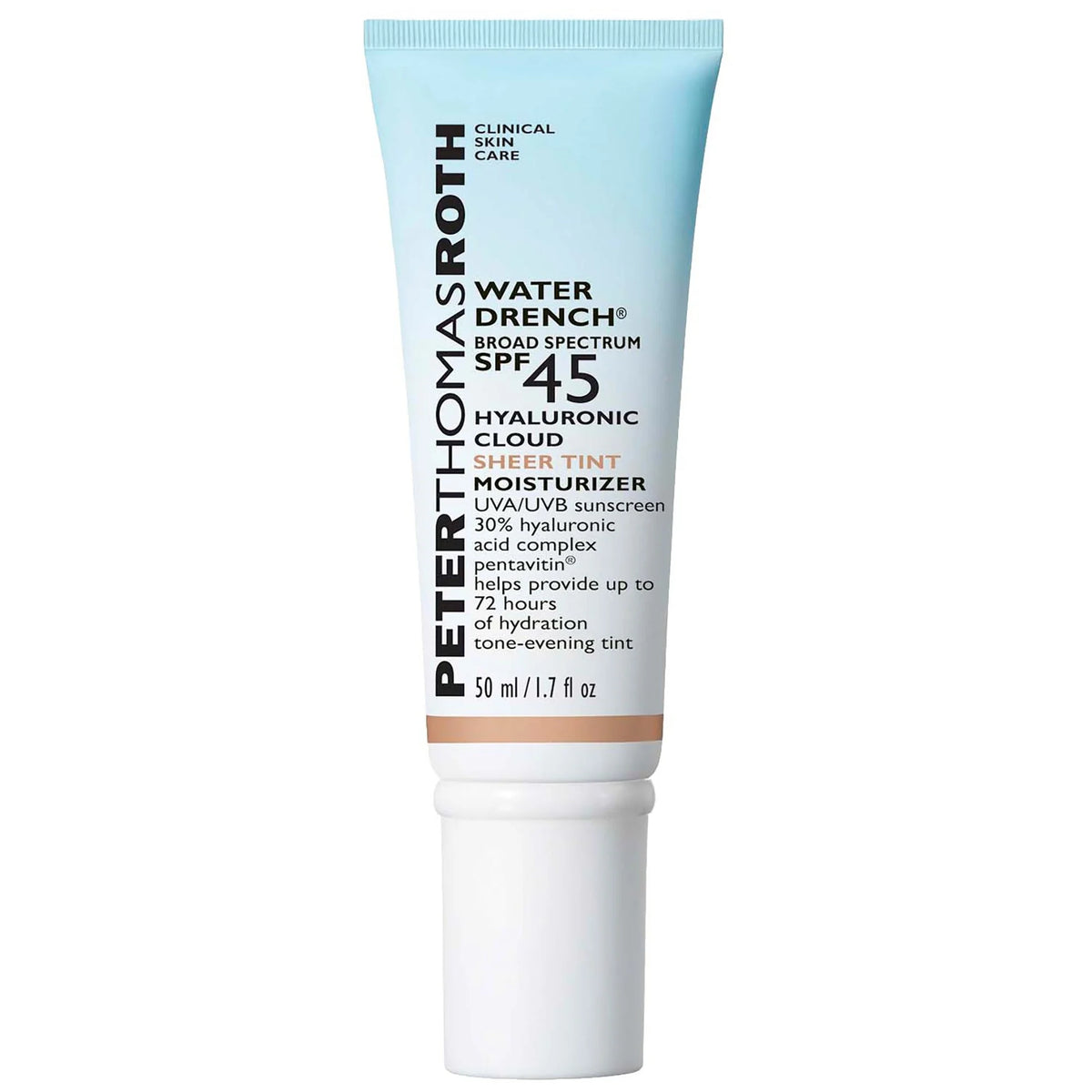 Peter Thomas Roth Water Drench Broad Spectrum SPF 45 Hyaluronic Sheer Tint Moisturiser 50ml
