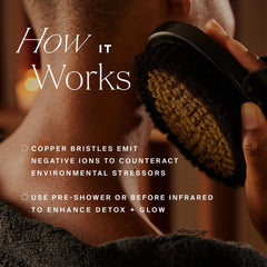 HigherDOSE Supercharge Copper Body Brush