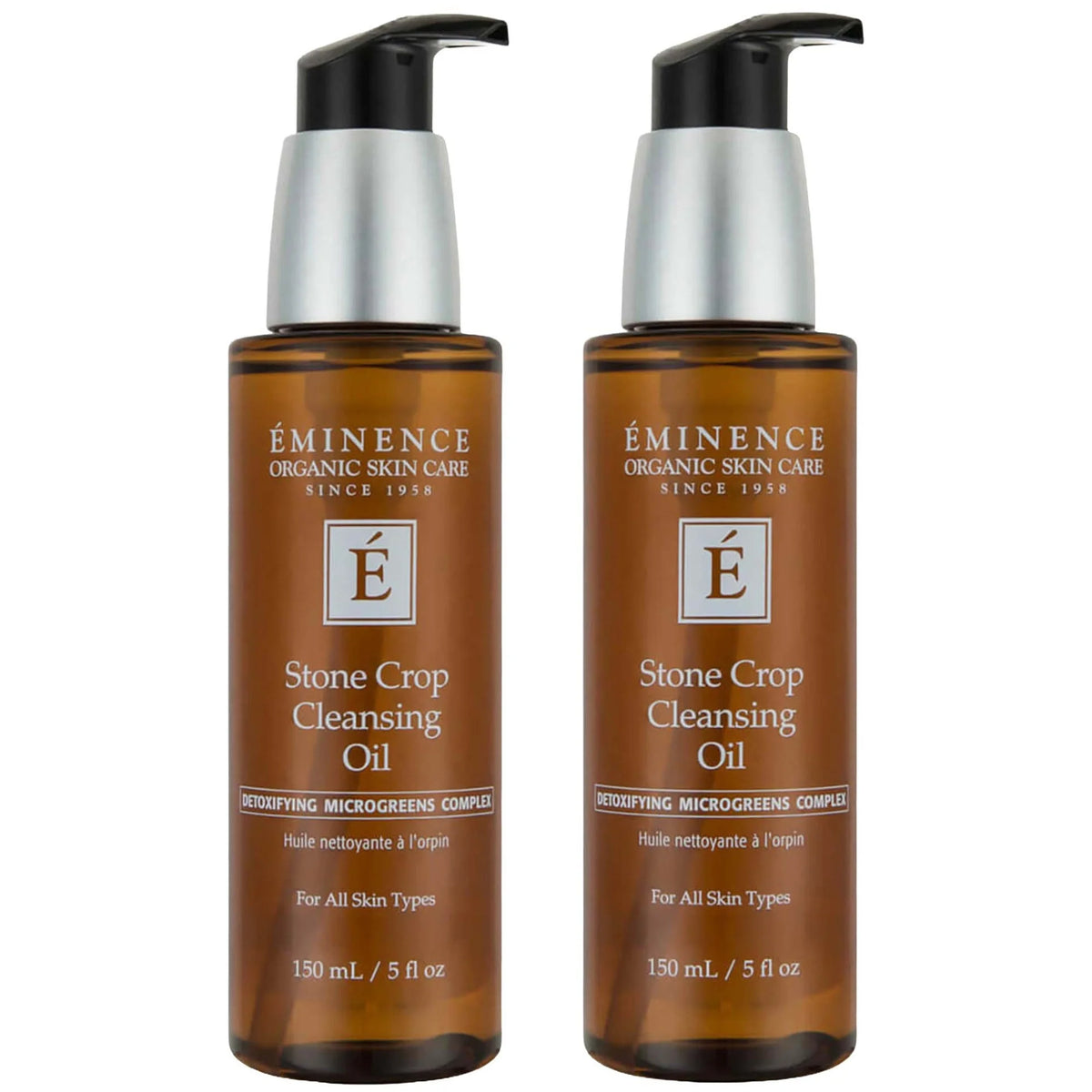 Eminence Organic Skin Care Stone Crop Cleansing Oil Duo