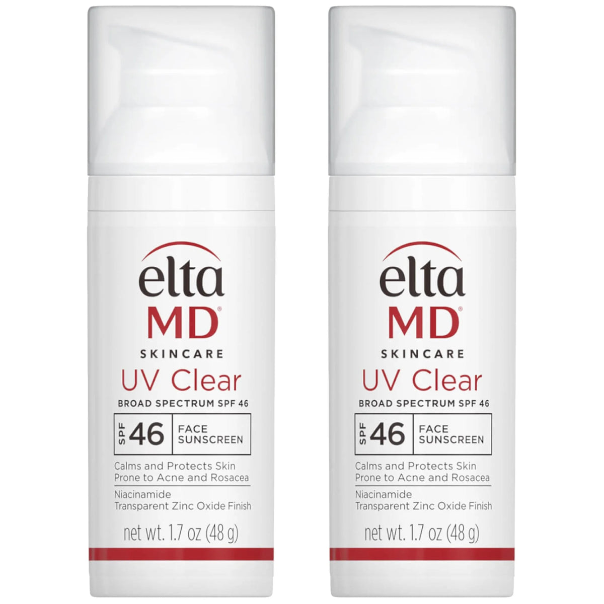 EltaMD Exclusive UV Clear SPF 46 Broad-Spectrum Duo ($90 Value)