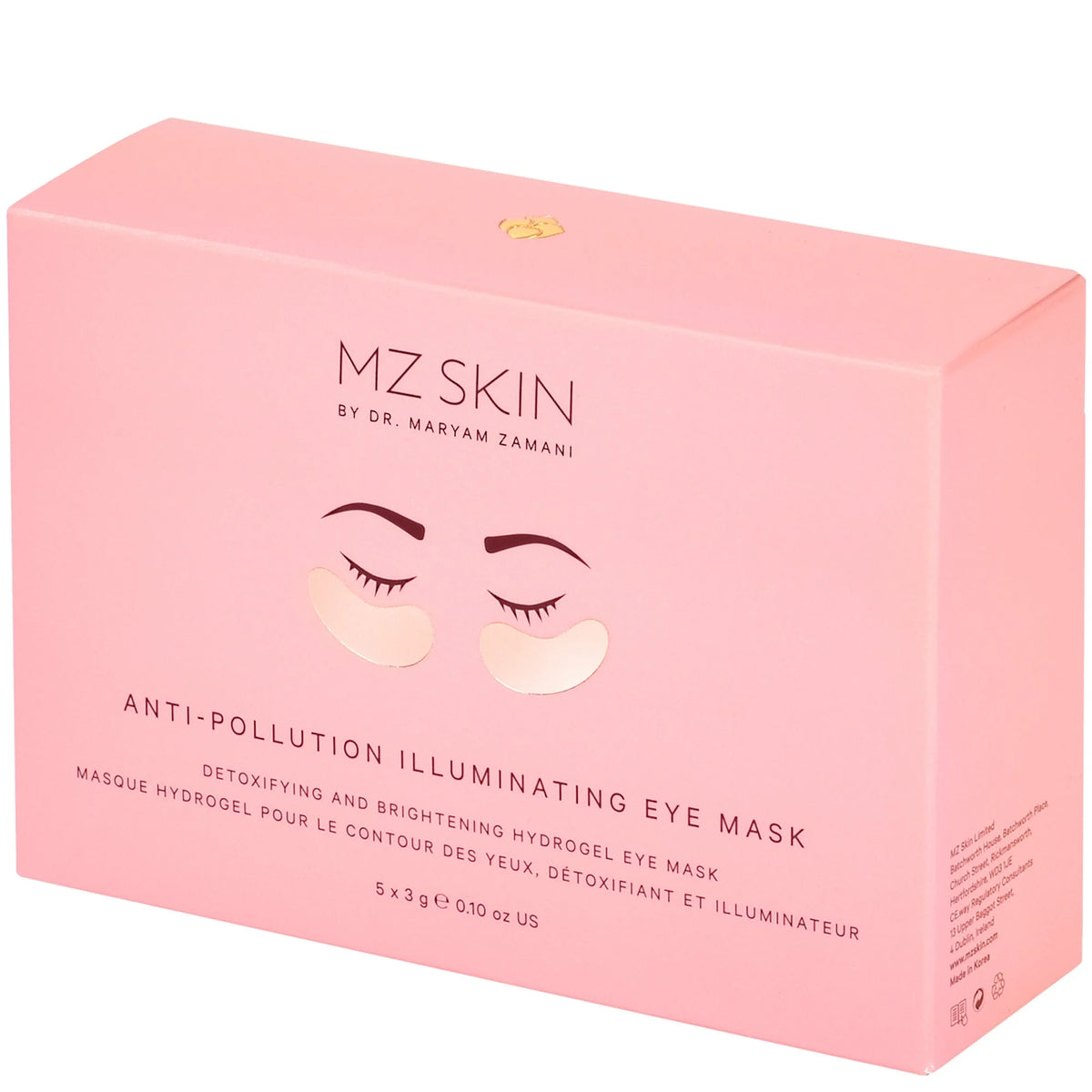 MZ Skin Bio-Placenta Peptide Illuminating Hydrogel Eye Mask