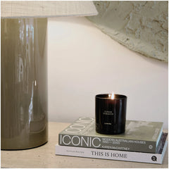 LUMIRA Cuban Tobacco Black Candle 10.5 oz