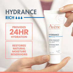 Avène Hydrance Rich Hydrating Cream Moisturiser for Dehydrated Skin (1.3 oz.)