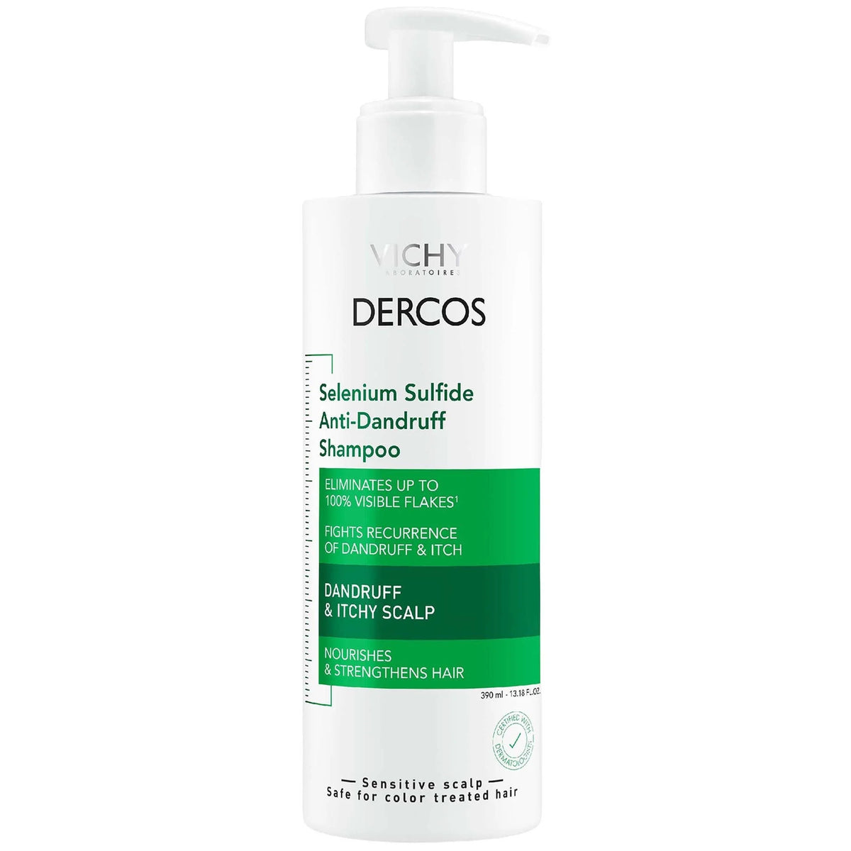 Vichy Dercos Selenium Sulfide Anti-Dandruff Shampoo (Various Sizes)