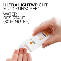 La Roche-Posay Anthelios Ultra Light Fluid Face Sunscreen Broad Spectrum SPF 60 (1.7 fl. oz.)