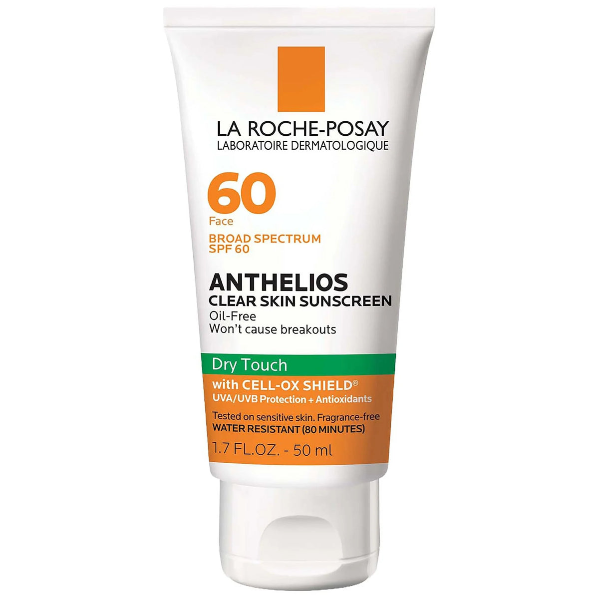 La Roche-Posay Anthelios 60 Clear Skin Dry Touch Sunscreen SPF 60 (Various Sizes)