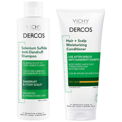 Vichy Dercos Anti-Dandruff Shampoo and Conditioner Duo (Worth $40.00)