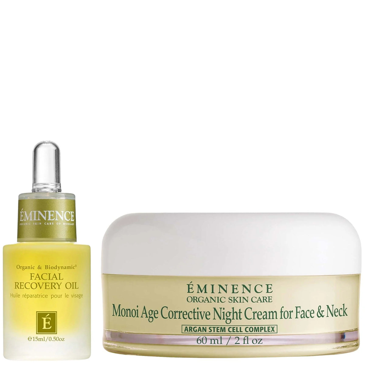 Eminence Organic Skin Care Nightly Repair and Recover Bundle