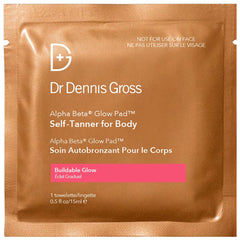 Dr Dennis Gross Skincare Alpha Beta Glow Pad Self-Tanner for Body (8 Pack)