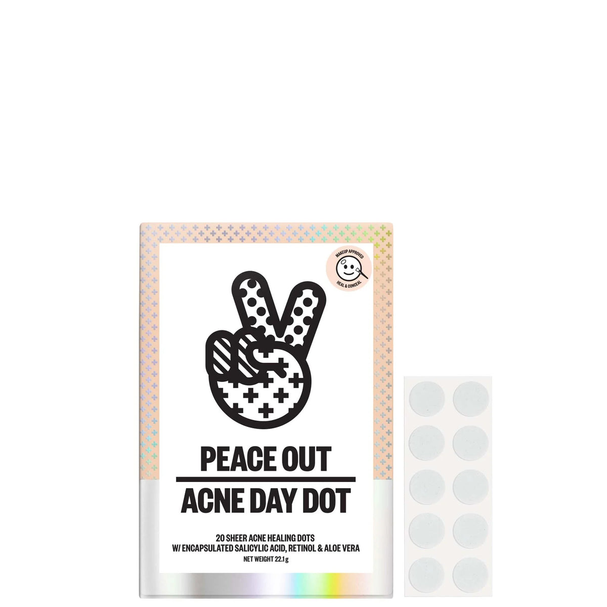 Peace Out Salicylic Acid Acne Day Dots (20 Dots)