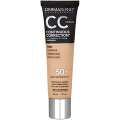 Dermablend Continuous Correction Tone-Evening SPF50+ CC Cream 1 fl. oz (Various Shades)