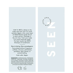 SEEN Restore Scalp Serum Fragrance Free 60ml
