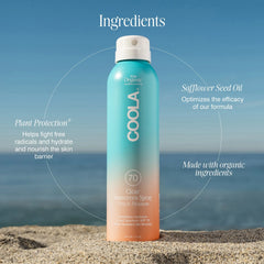COOLA Classic Body Organic Sunscreen Peach Blossom Spray SPF 70 6 oz