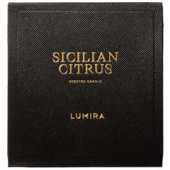 LUMIRA Sicilian Citrus Black Candle 10.5 oz