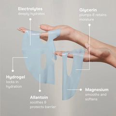 NuFACE IonPlex® Hydra-Gel Power Mask (1 Pack)