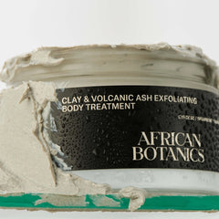 African Botanics Clay & Volcanic Ash Exfoliating Body Treatment 200ml
