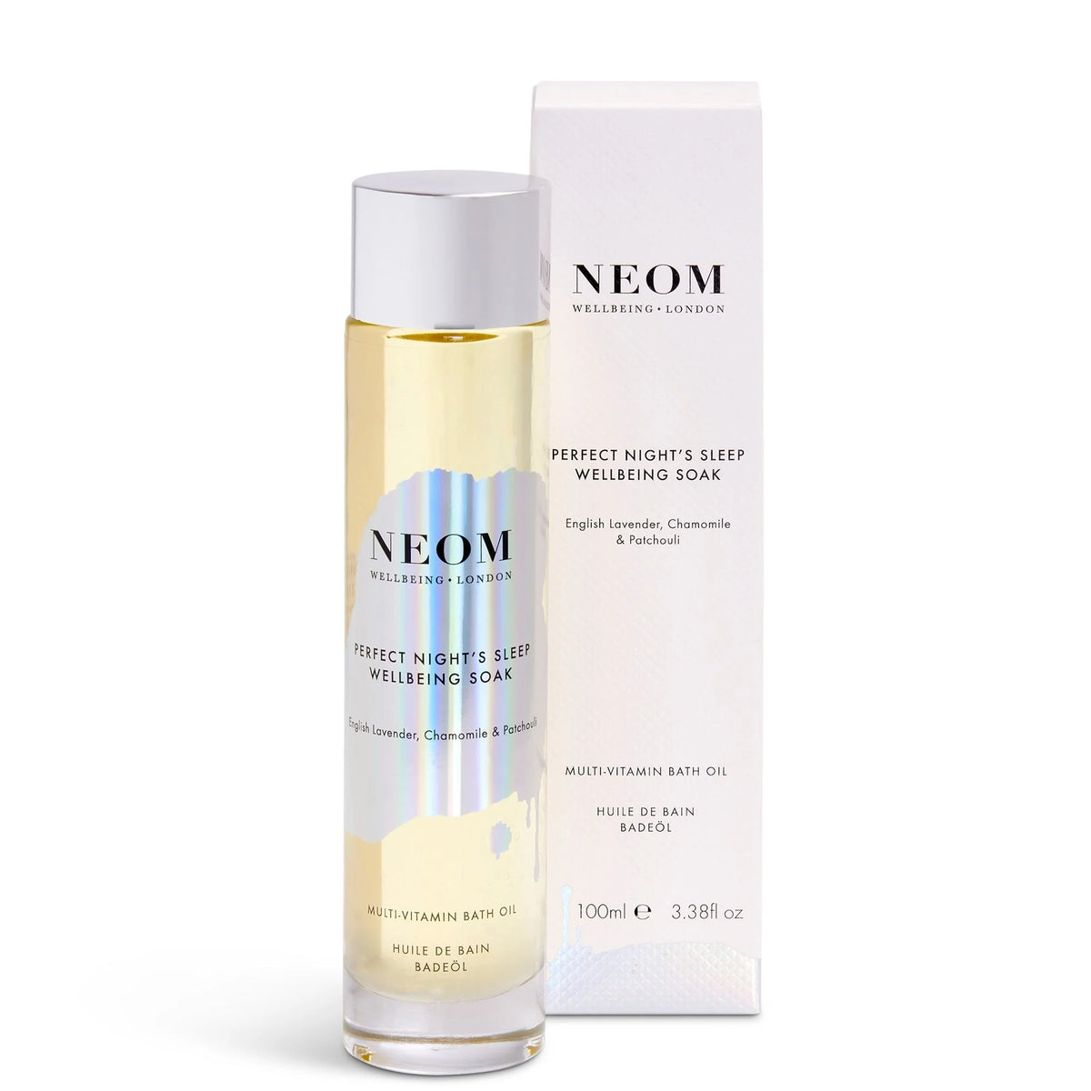 NEOM Perfect Night’s Sleep Wellbeing Soak Multi-Vitamin Bath Oil 3.3 fl. oz
