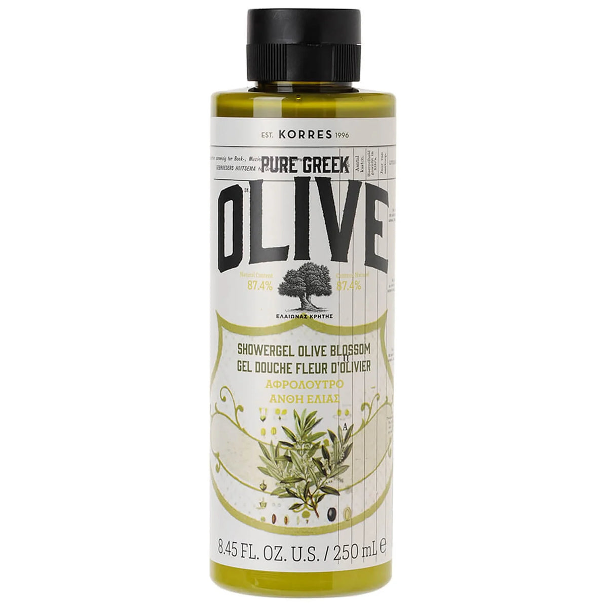 KORRES Pure Greek Olive Shower Gel Olive Blossom 250ml