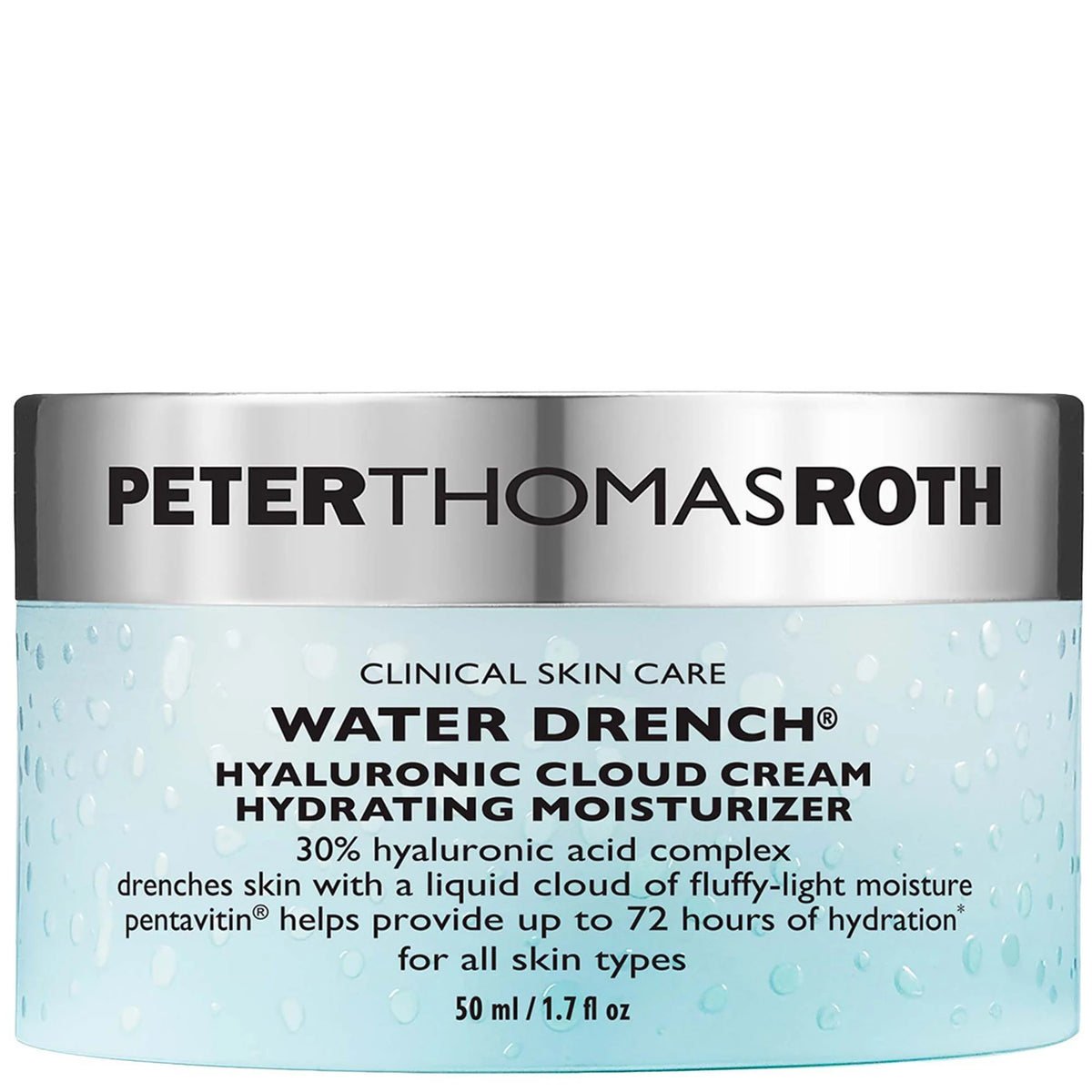 Peter Thomas Roth Water Drench® Hyaluronic Cloud Cream Hydrating Refillable Moisturizer (1.7 oz)