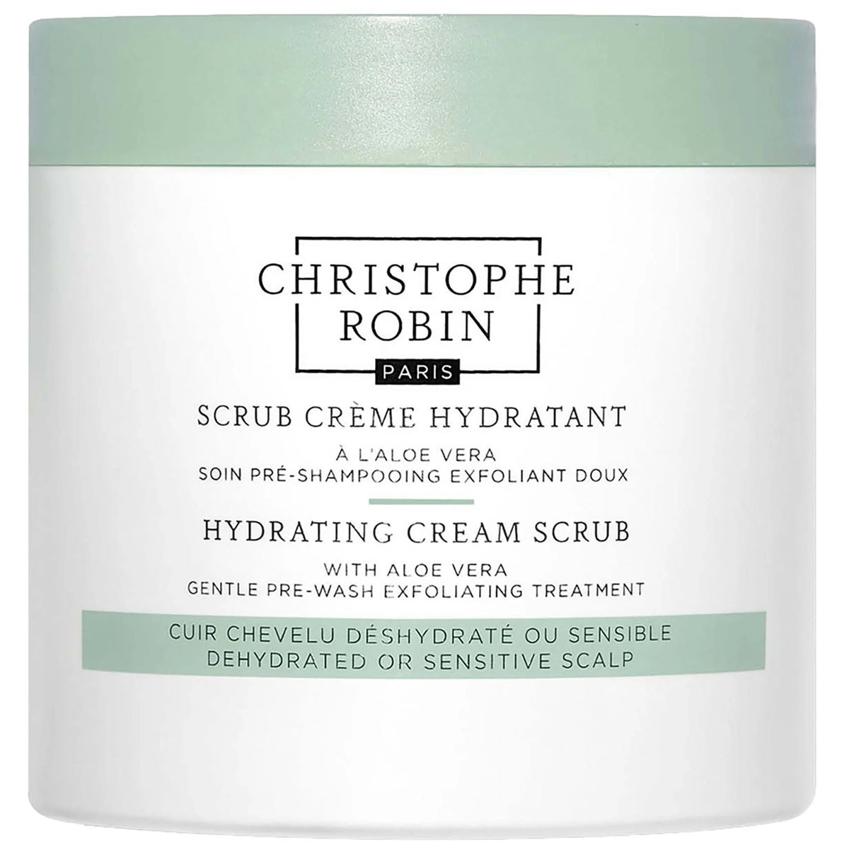 Christophe Robin Hydrating Cream Scrub with Aloe Vera 250ml