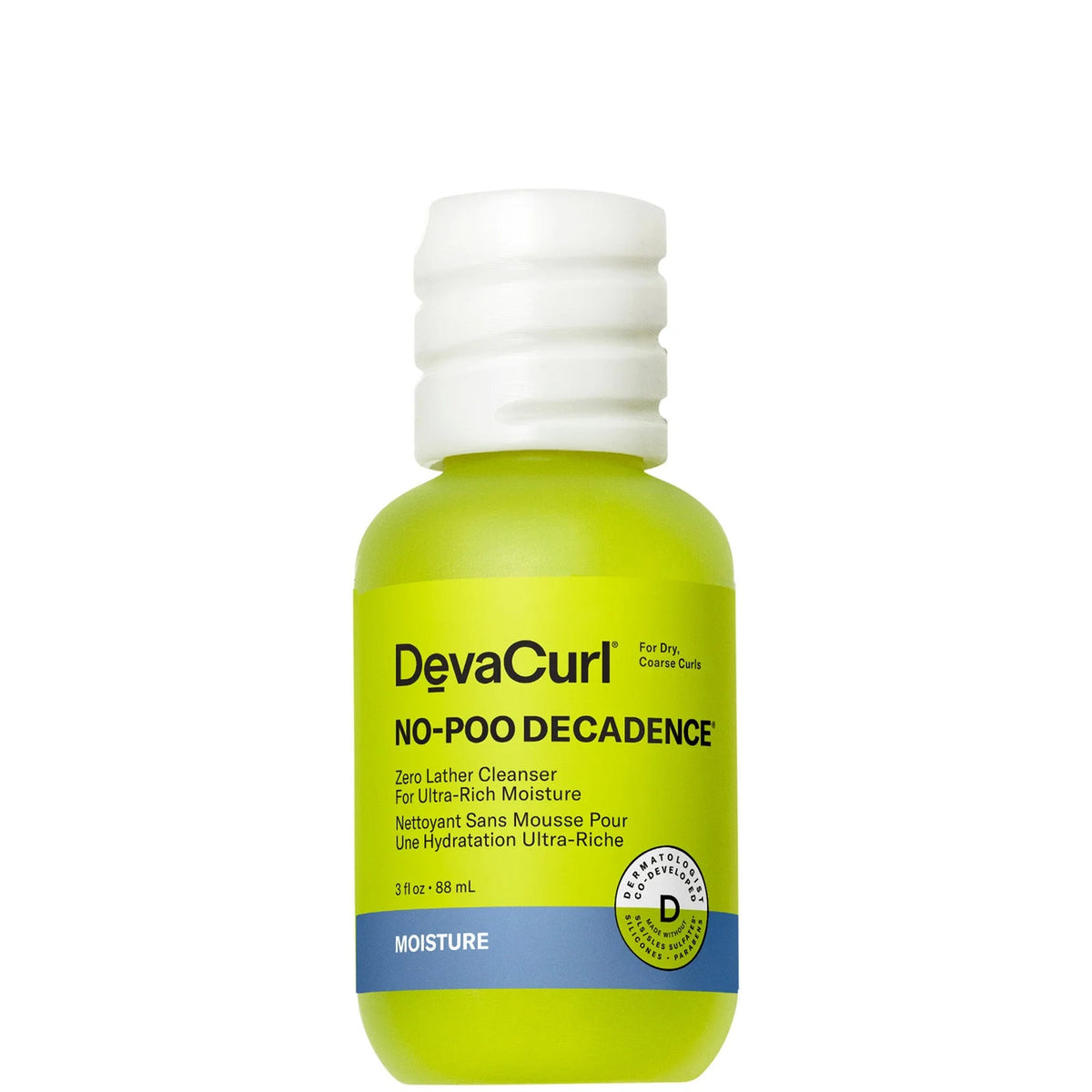 DevaCurl No-Poo Decadence Zero Lather Cleanser for Ultra-Rich Moisture (Various Sizes)