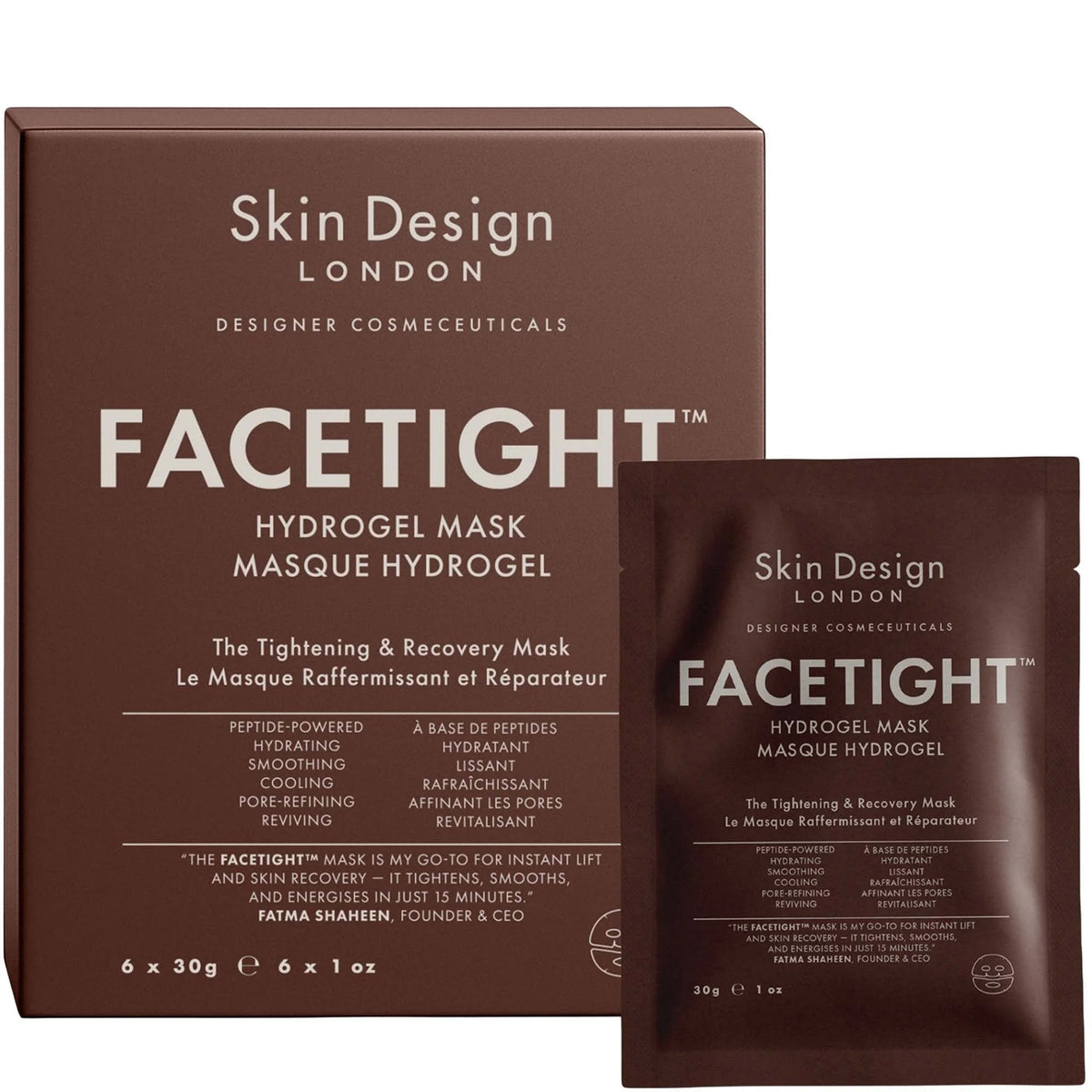 Skin Design London Facetight Hydrogel Mask (Box of 6)