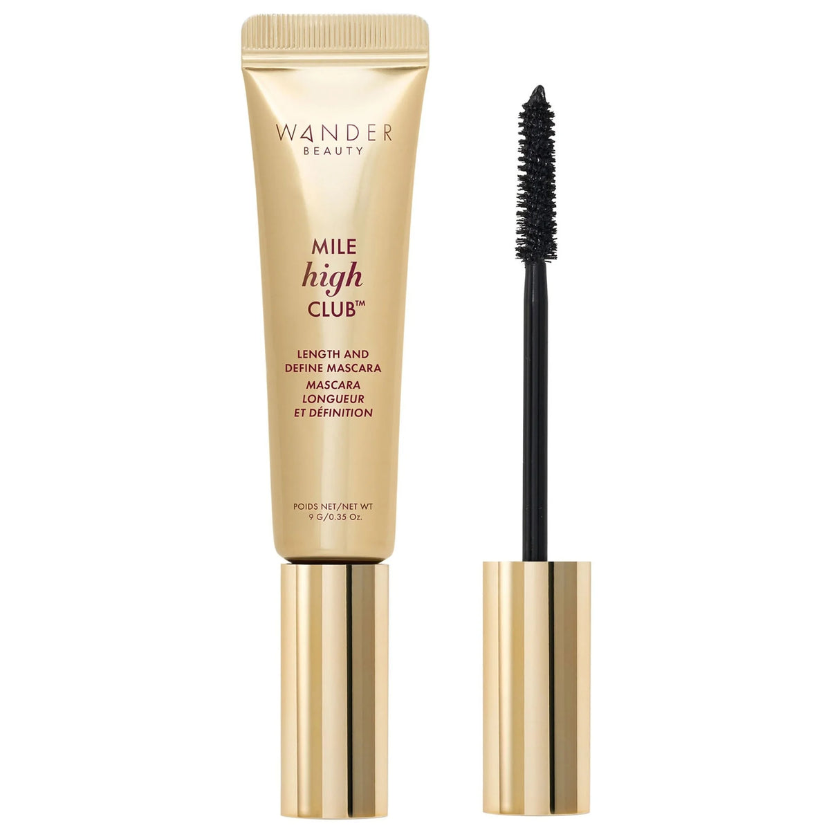 Wander Beauty Mile High Club Length and Define Mascara - Jet Black 9g