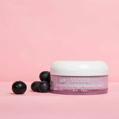 Eminence Organic Skin Care Blueberry Soy Night Recovery Cream 2 fl. Oz